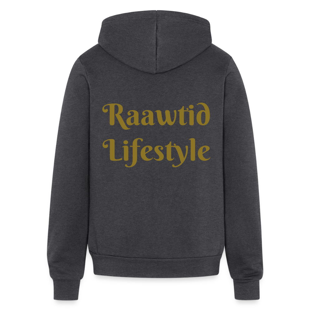 Gold Roaring Lion Unisex Hoodie - charcoal grey