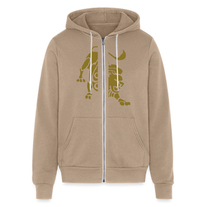 Gold Roaring Lion Unisex Hoodie - tan