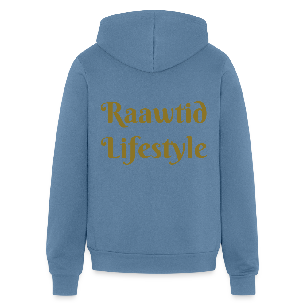Gold Roaring Lion Unisex Hoodie - steel blue