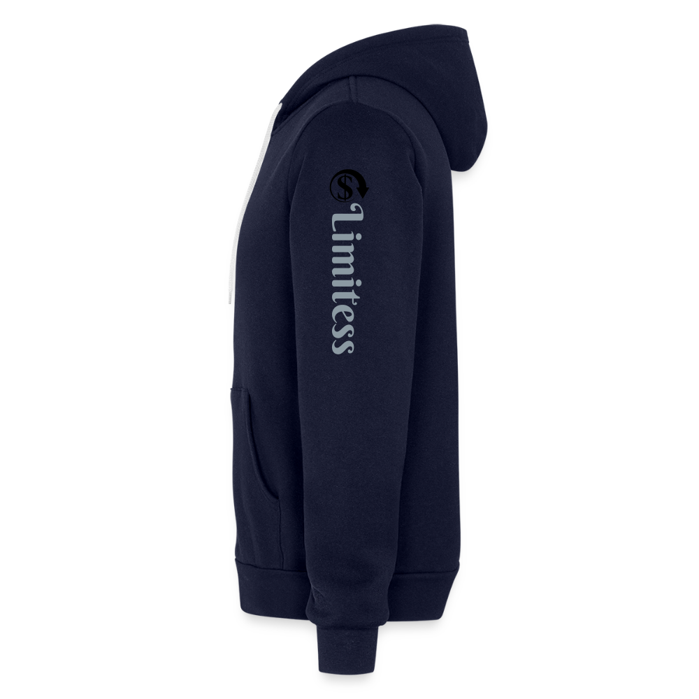 Roaring Lion Unisex Full Zip Hoodie - navy