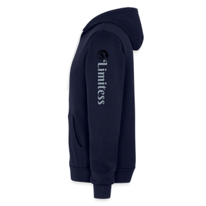 Roaring Lion Unisex Full Zip Hoodie - navy