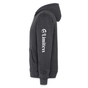 Gold Roaring Lion Unisex Hoodie - charcoal grey