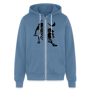 Roaring Lion Unisex Full Zip Hoodie - steel blue
