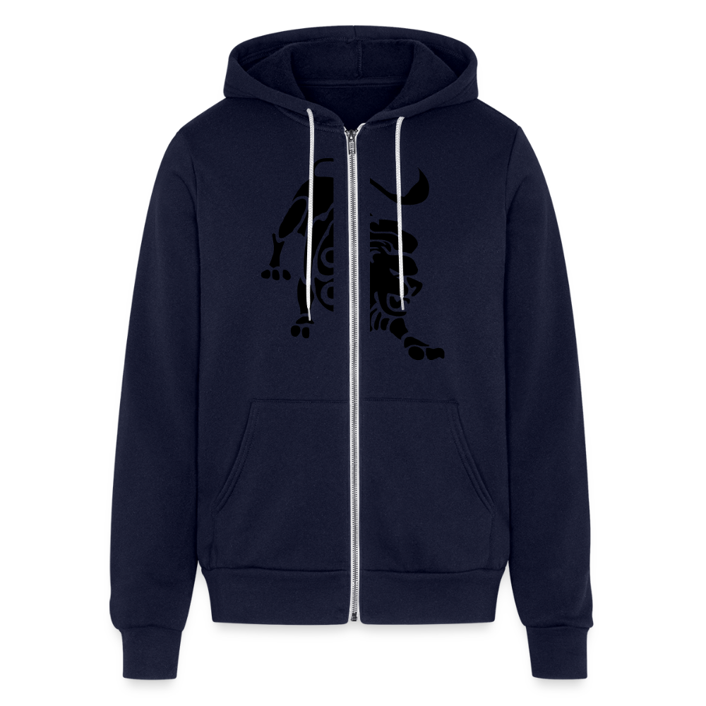 Roaring Lion Unisex Full Zip Hoodie - navy