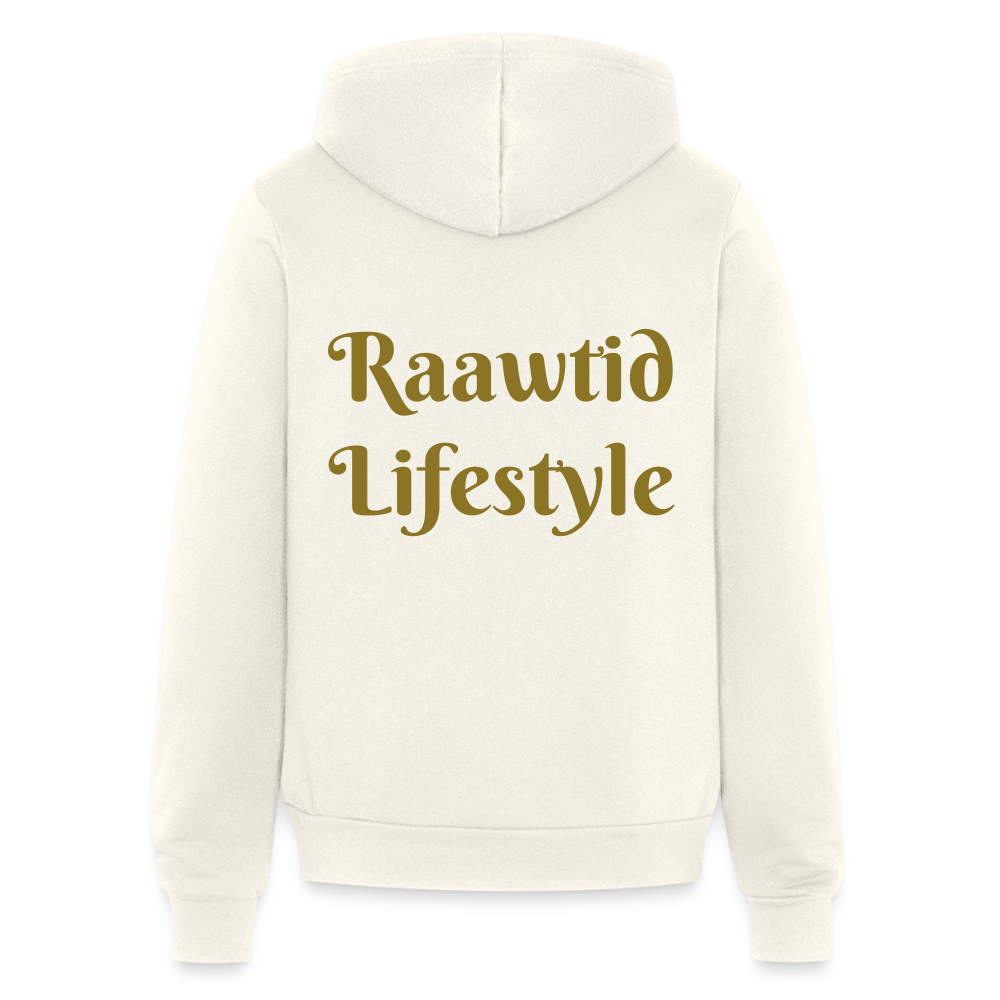 Gold Roaring Lion Unisex Hoodie - vintage white