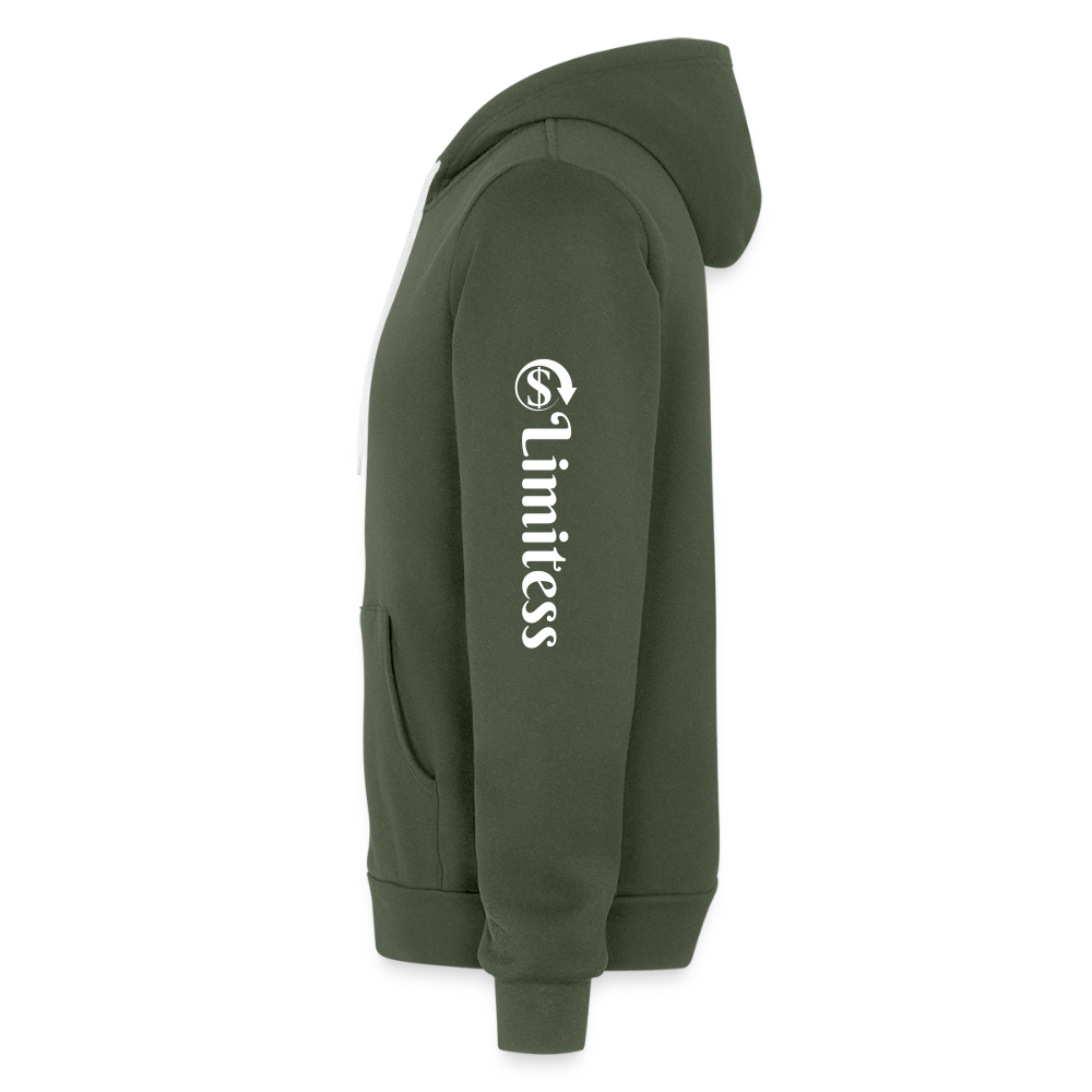 Gold Roaring Lion Unisex Hoodie - military green