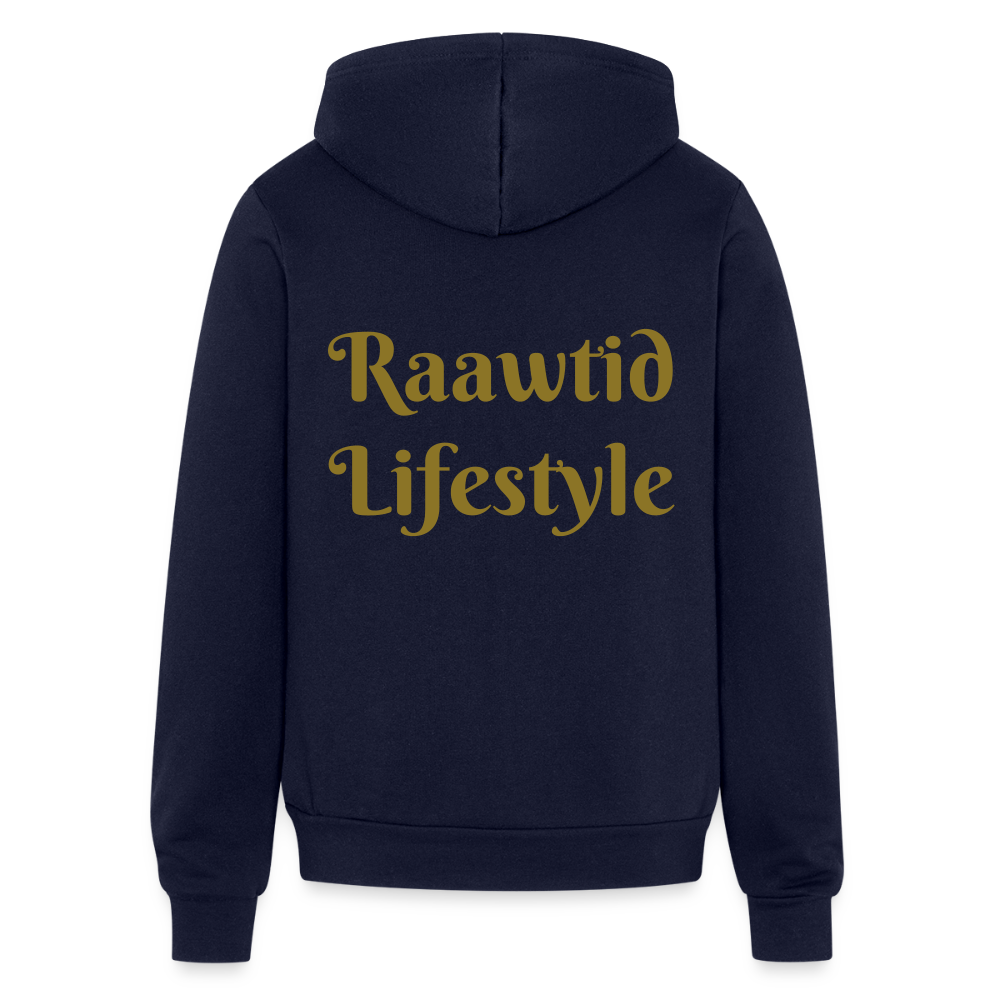 Gold Roaring Lion Unisex Hoodie - navy