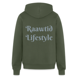 Roaring Lion Unisex Full Zip Hoodie - military green