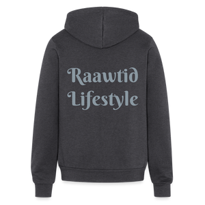 Roaring Lion Unisex Full Zip Hoodie - charcoal grey