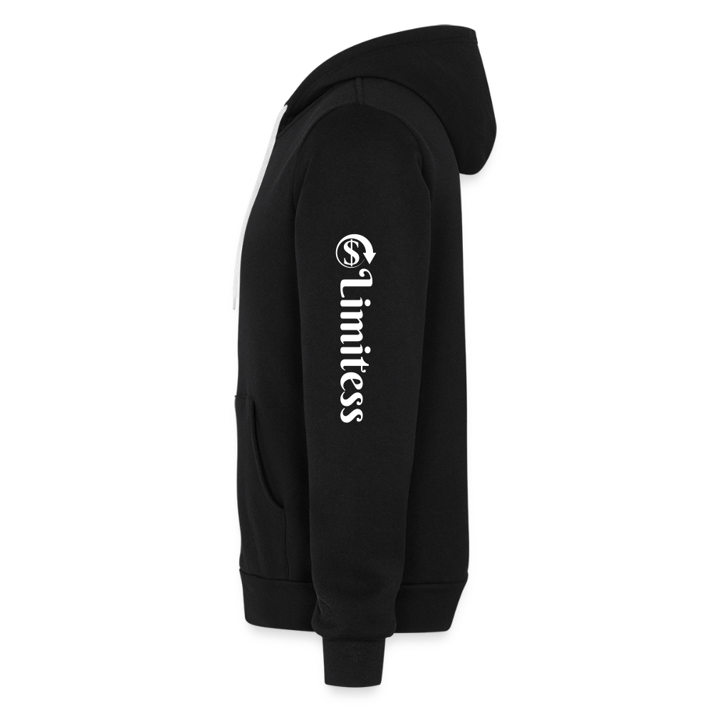Gold Roaring Lion Unisex Hoodie - black