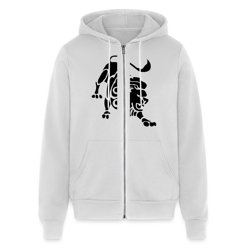 Roaring Lion Unisex Full Zip Hoodie - silver