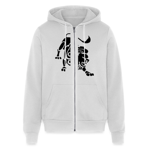 Roaring Lion Unisex Full Zip Hoodie - silver