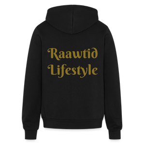 Gold Roaring Lion Unisex Hoodie - black