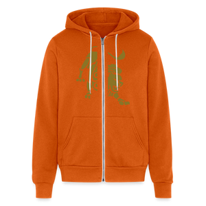 Gold Roaring Lion Unisex Hoodie - autumn
