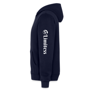 Gold Roaring Lion Unisex Hoodie - navy