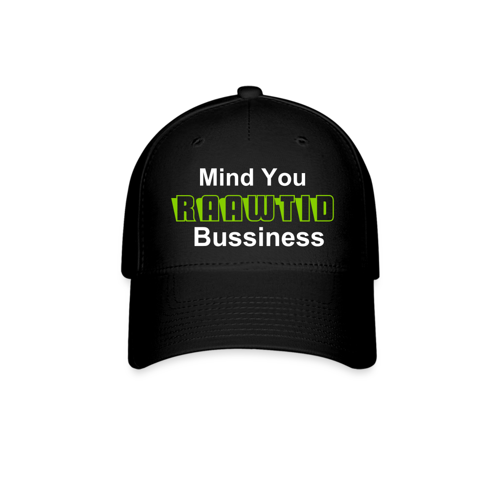 Mind you Raawtid Business Baseball Cap Green - black