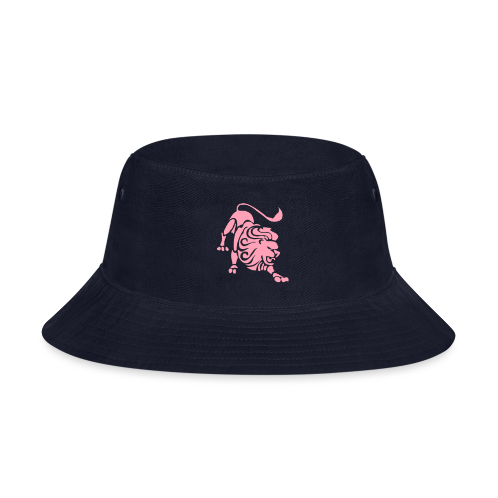 Roaring Lion “Pink Lion” Bucket Hat - navy