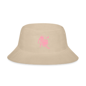 Roaring Lion “Pink Lion” Bucket Hat - cream