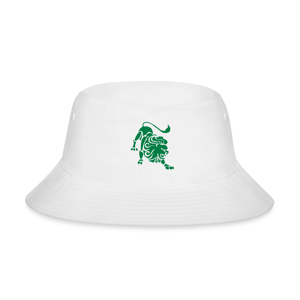 Roaring Lion “Green Lion” Bucket Hat - white