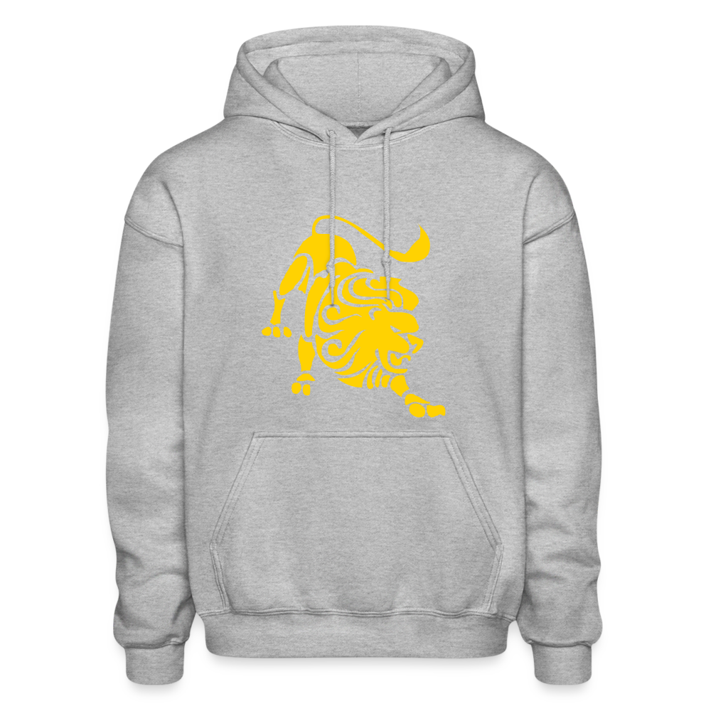Roaring Lion “Yellow Lion” Hoodie - heather gray