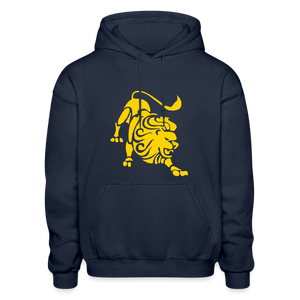 Roaring Lion “Yellow Lion” Hoodie - navy