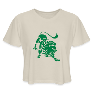 Roaring Lion “Green Lion” Cropped T-Shirt - dust