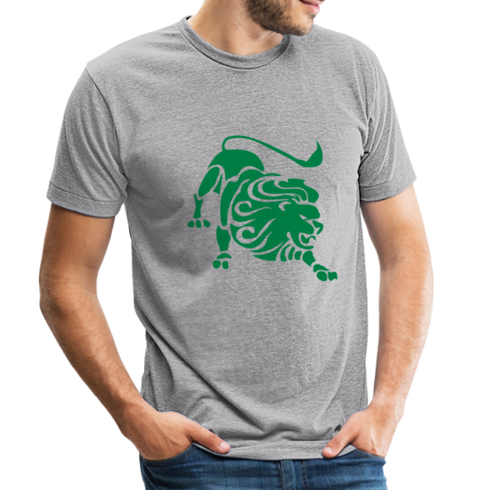 Roaring Lion Green Unisex T-Shirt - heather grey