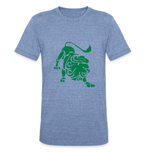 Roaring Lion Green Unisex T-Shirt - heather blue