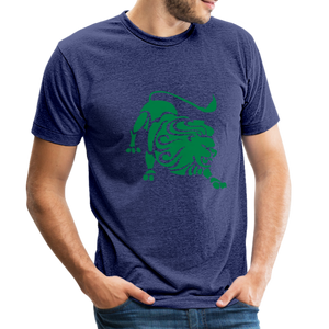 Roaring Lion Green Unisex T-Shirt - heather indigo