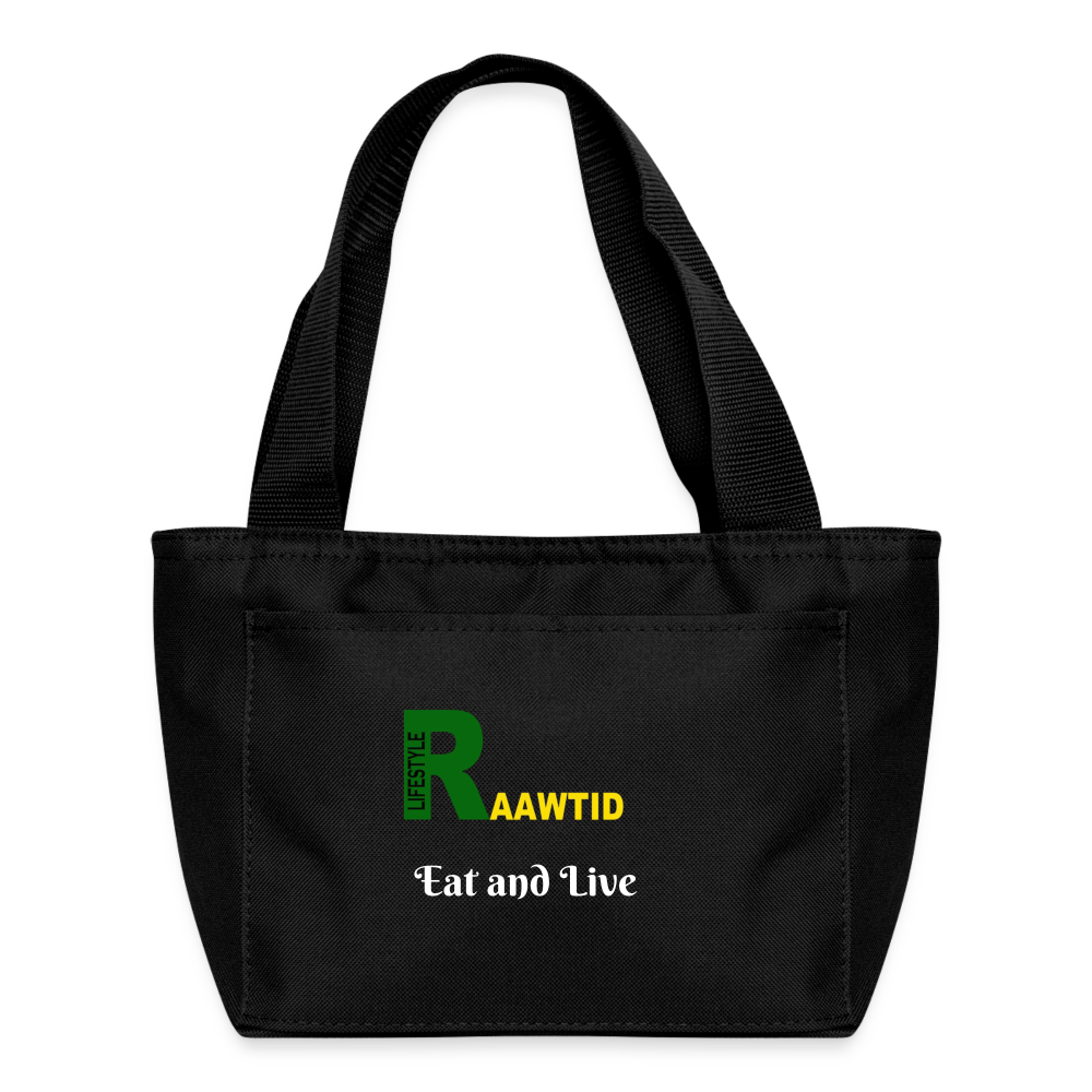 Raawtid Logo Lunch Bag - black